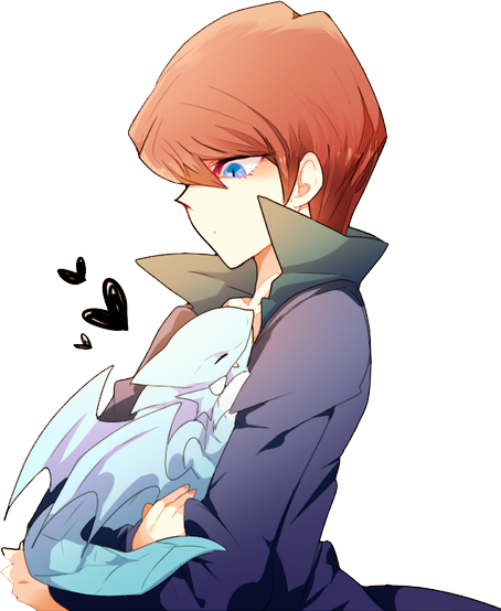 The Blue Eyes White Dragon Loves Seto Kaiba The Blue - Seto Kaiba X Blue Eyes White Dragon (454x554), Png Download