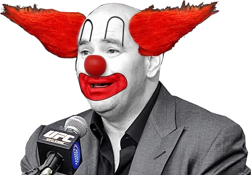[ Img] - Dana White Clown (700x400), Png Download