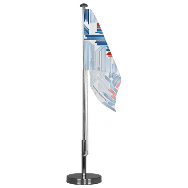 The Hardware Used For Tex Visions' Table Flag Includes - Flagpole (385x385), Png Download