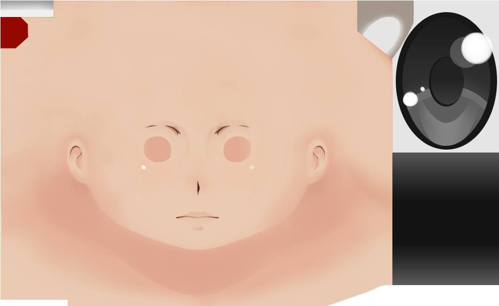 Skin Texture Png - Yandere Simulator Asu Skin (1024x1024), Png Download