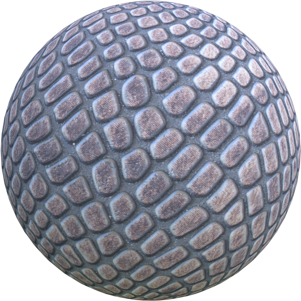 Seamless Snake Skin Texture - Sphere (1024x1024), Png Download