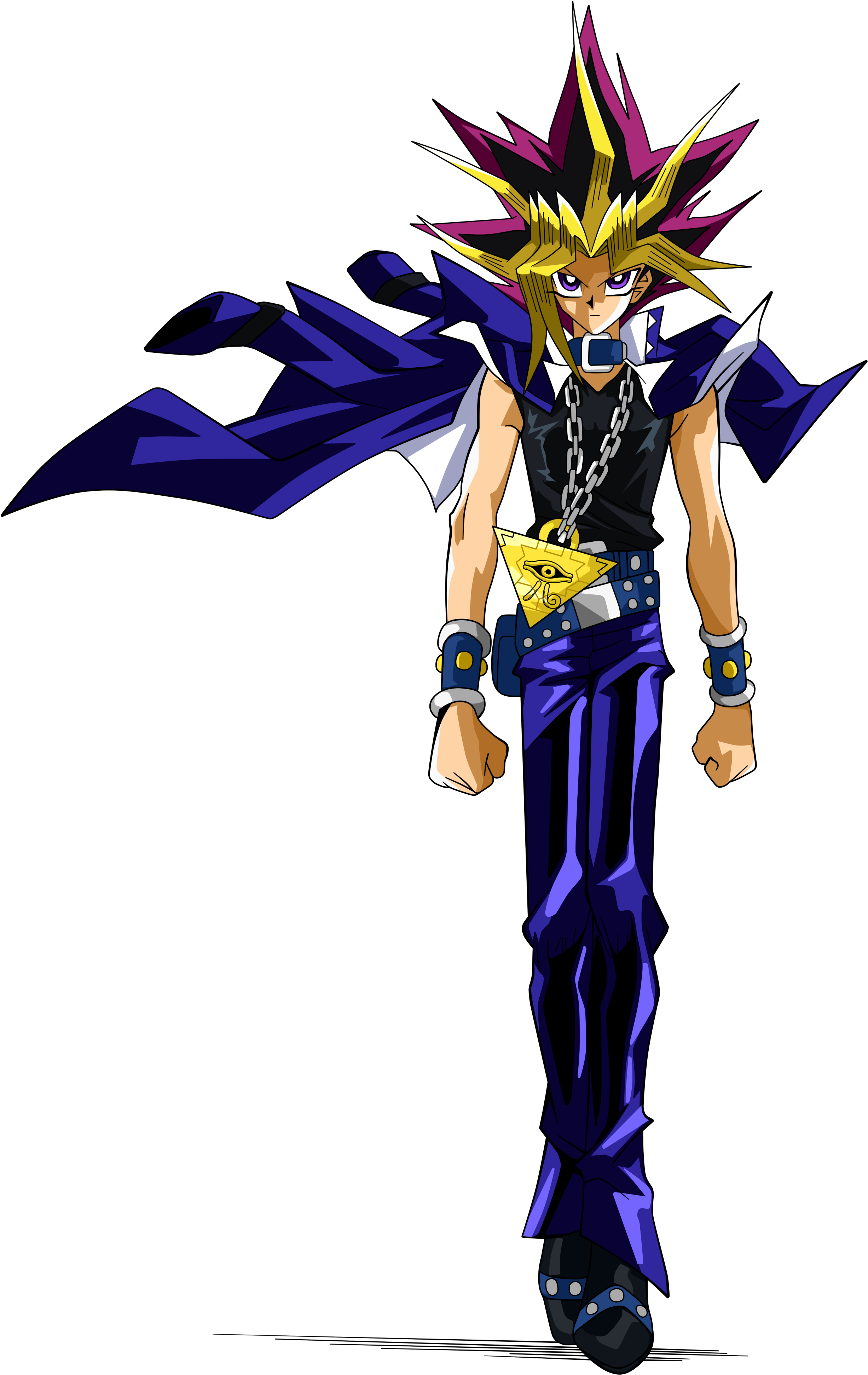 Yugioh Characters Yami Download - Atem Yu Gi Oh Png (3000x4000), Png Download