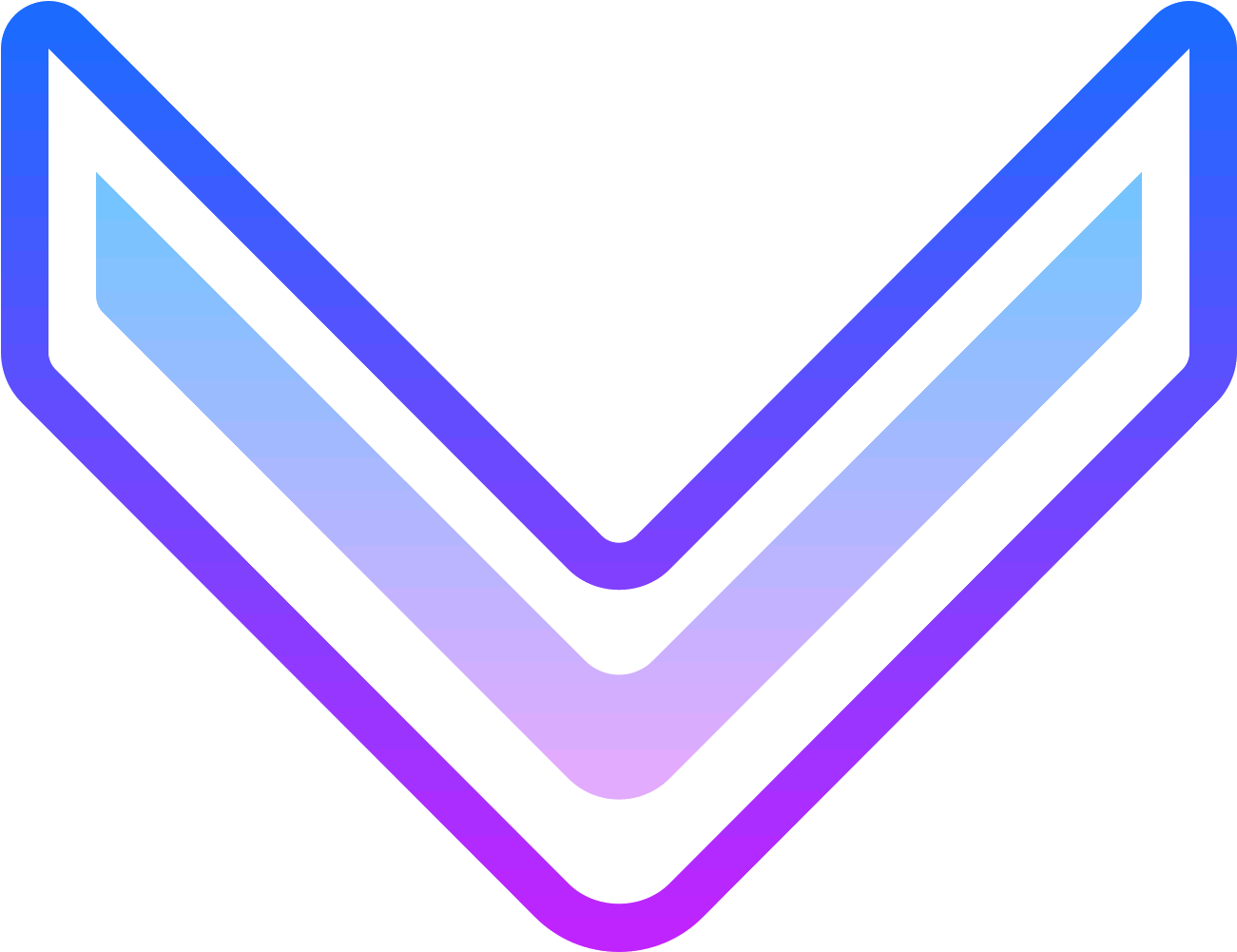 Chevron W Dół Icon - Icon Png Down (1600x1600), Png Download