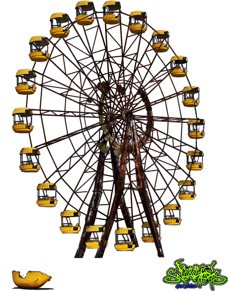 Ferris Wheel Png - Abandoned Ferris Wheel Png (809x987), Png Download