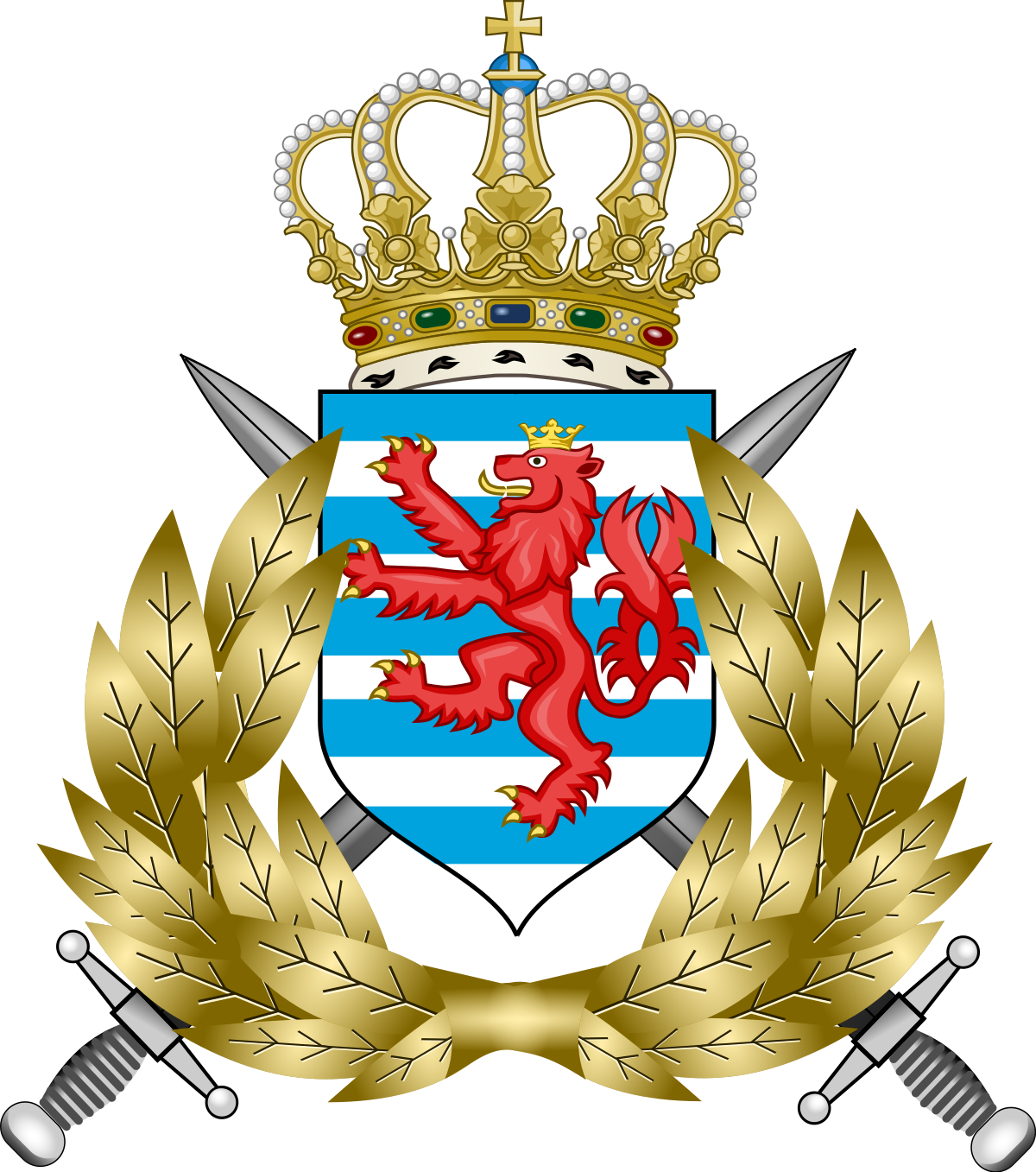 Luxembourg Army Logo (1200x1357), Png Download