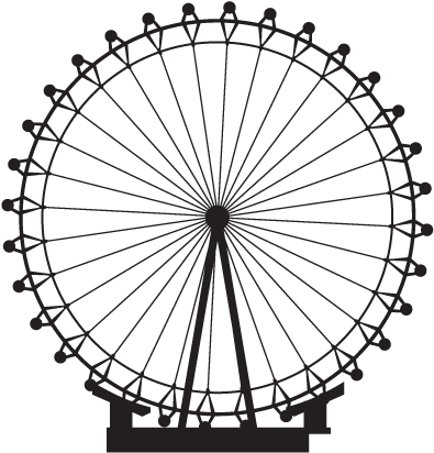 London Eye Drawing - London Png (451x451), Png Download