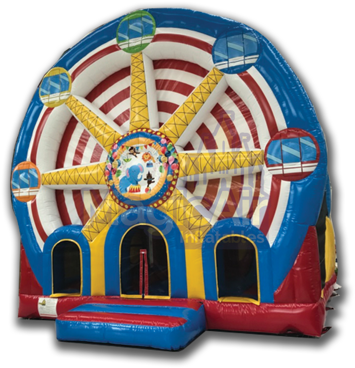 Mega Bounce & Slide - Inflatable (800x800), Png Download