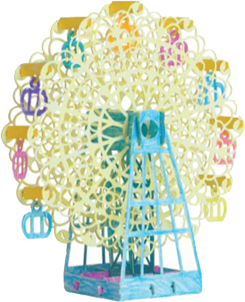 Ferris Wheel Puzzlepop - Illustration (1280x720), Png Download