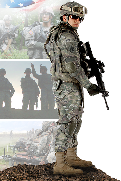 Image Of 1-157th Infantry Regiment Soldier - Regiment (400x600), Png Download