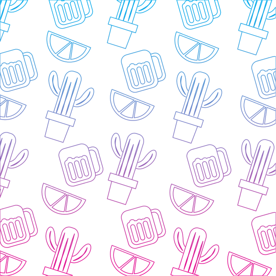 Cactus And Beer Glass Mexico Culture Icon Image - Portable Network Graphics (550x550), Png Download