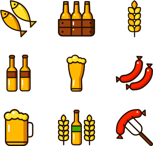 Icon Packs Svg - Beer (600x564), Png Download