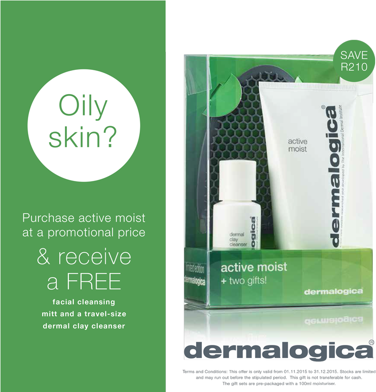 10 Nov - Dermalogica Active Moist Gift Set (worth £64.60) (800x807), Png Download