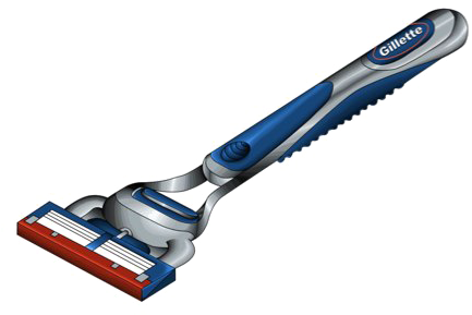 Gillette Razor (440x327), Png Download