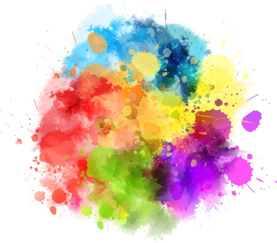 Disfruta Este Regreso A Clases Con Nuestras Marcas - Multi Colored Watercolor (900x789), Png Download