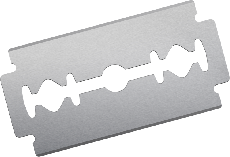 Razor Blade Idea For Gap Filler - Double Edge Razor Blades (800x545), Png Download