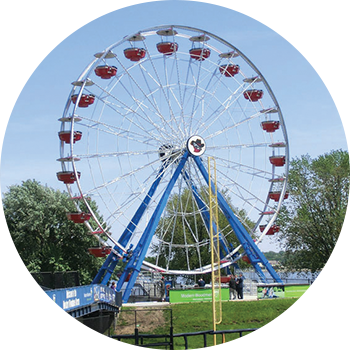 Images - Ferris Wheel Technical Park (350x350), Png Download