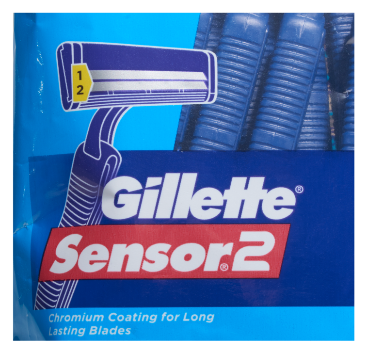34 - Gillette Sensor2 Disposable Razors 5 Ct Pack (1000x727), Png Download