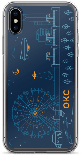 Ferris Wheel Case - Iphone X (600x600), Png Download