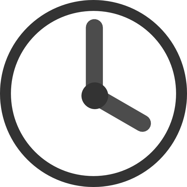 Transparent Clock Overlay - 4 O Clock Icon (600x600), Png Download