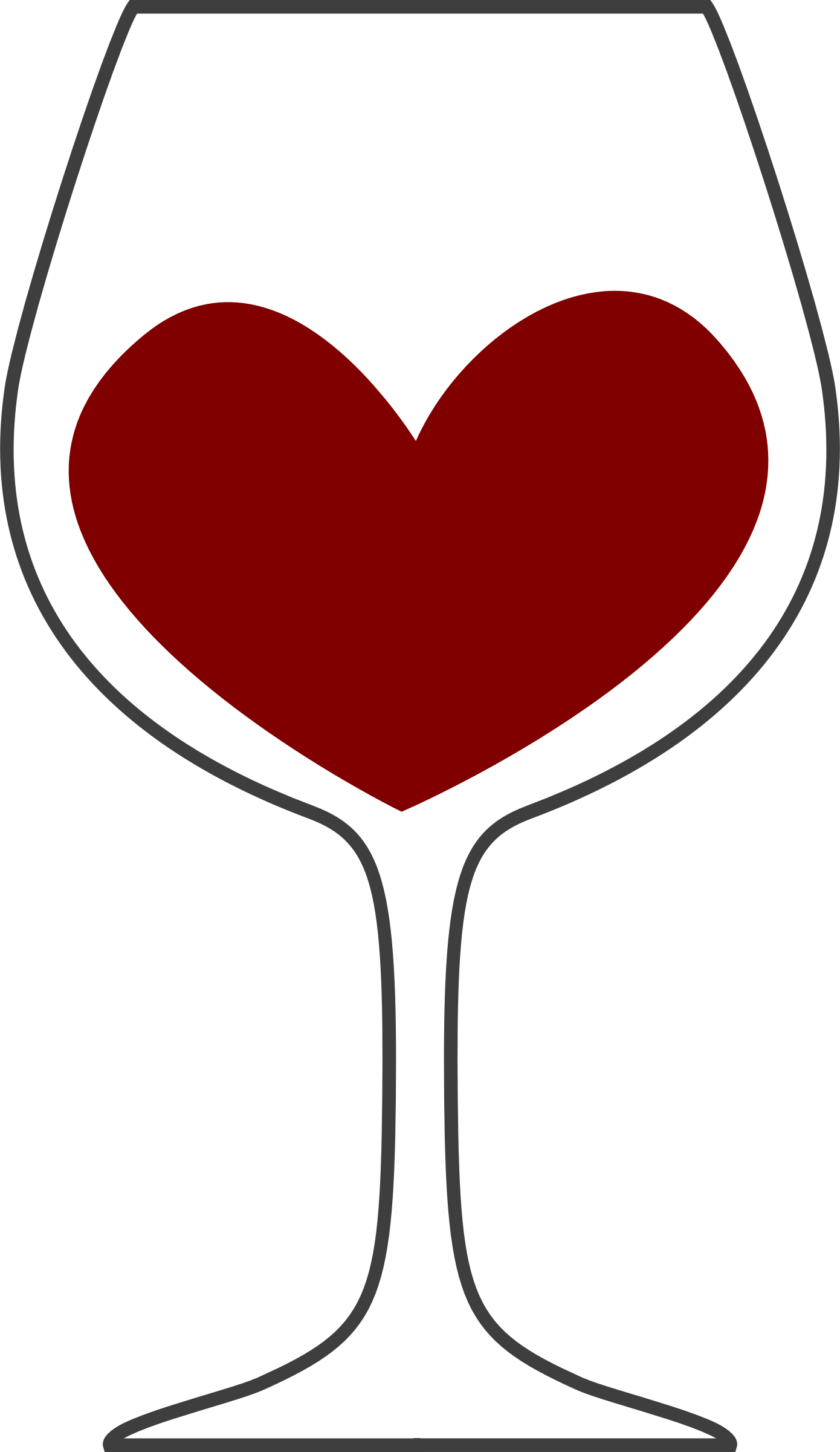 Love Of Red Wine Graphic Freeuse - Wine (1390x2400), Png Download