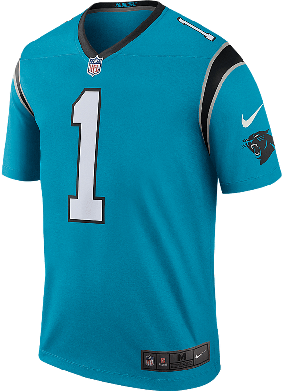Carolina Panthers Cam Newton - Cam Newton Color Rush Jersey (800x800), Png Download
