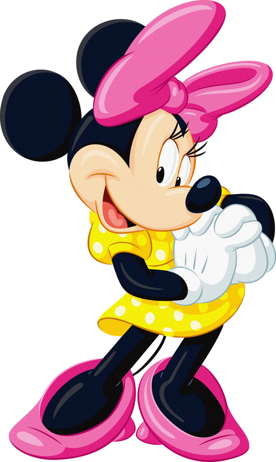 Imagens Png Fundo Transparete - Minnie Mouse Yellow Dress (954x1600), Png Download