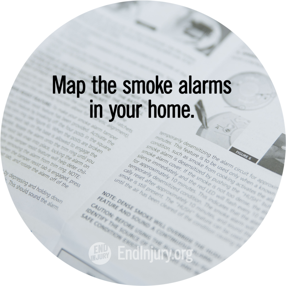 Map Smoke Alarms Action Photo - Circle (1000x1000), Png Download