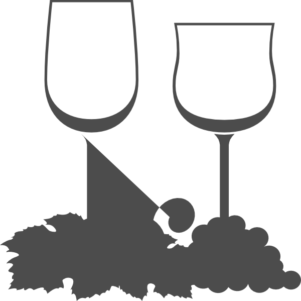 How To Set Use Wine Glasses Clipart (600x599), Png Download