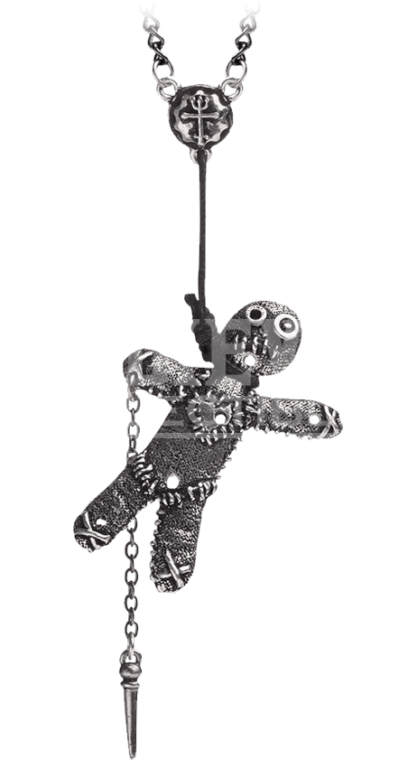 Alchemy Gothic Voodoo Doll Pendant (850x850), Png Download