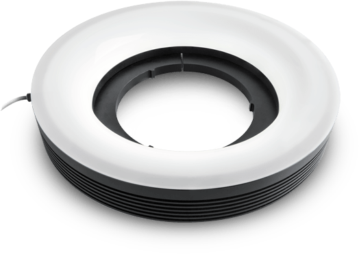 Ring Led Illuminator Model Ltrn 245 W45 - Circle (580x403), Png Download