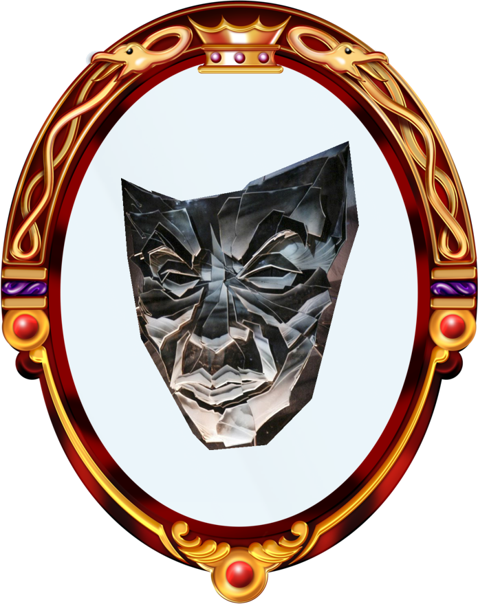 Snow White Blank Mirror By Mohammedanis-daeswdr - Snow White Mirror Png (695x879), Png Download