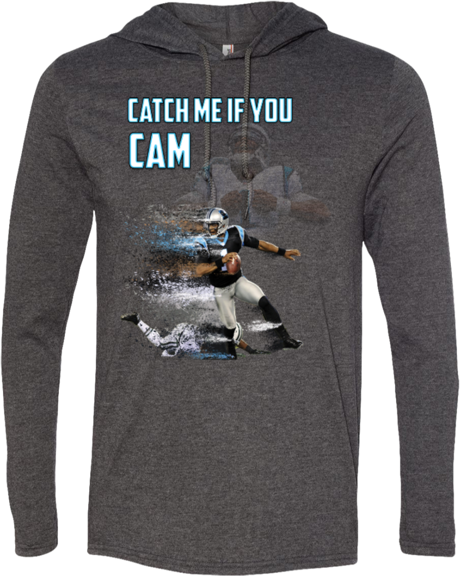 Cam Newton Panthers Custom Designed Fan Ls T-shirt - Long-sleeved T-shirt (1155x1155), Png Download