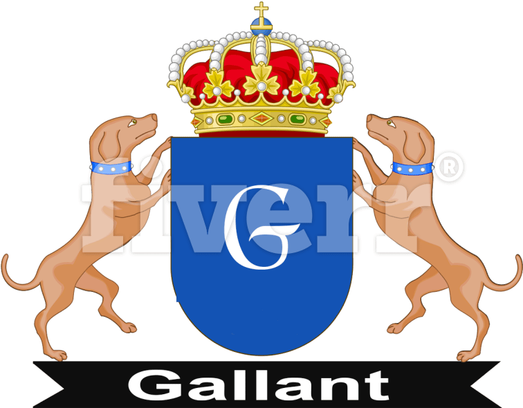 Design A Coat Of Arms Heraldic Shield Family Crest - Asturien-wappen (spanien) Grußkarte (1200x1056), Png Download