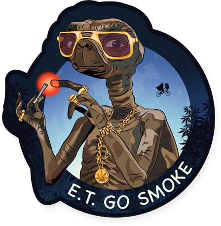 Go Smoke Logo - Illustration (448x457), Png Download