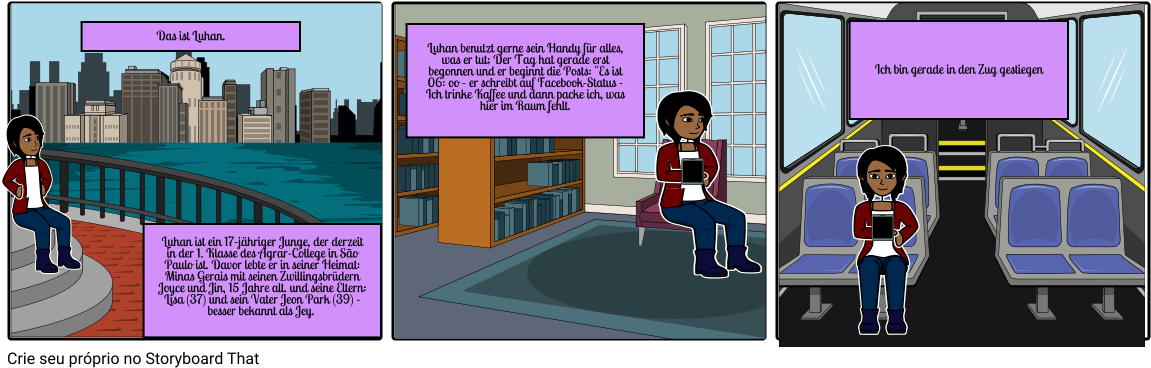 Luhan - Cartoon (1164x385), Png Download