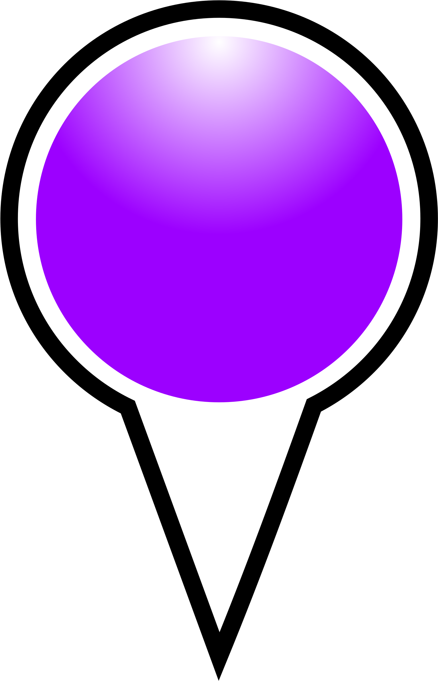 This Free Icons Png Design Of Squat Marker Purple (1538x2400), Png Download
