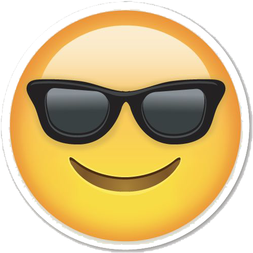 Sunglasses Emoji Png Images Transparent Free Download - Cool Face Emoji Png (530x532), Png Download