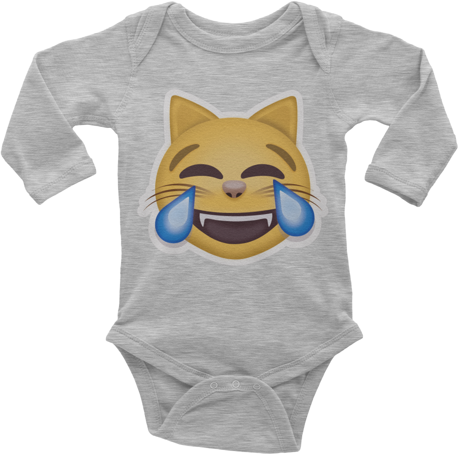 Emoji Baby Long Sleeve One Piece - Larry David Baby Onesie | Larry David Onesie | Vêtements (1000x1000), Png Download
