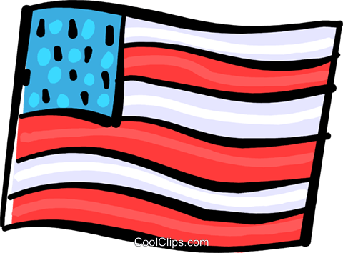 Bandeira Dos Eua Livre De Direitos Vetores Clip Art - Flag Of The United States (480x354), Png Download