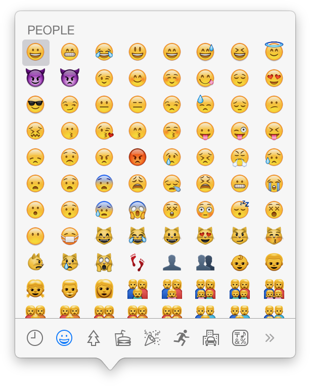 Character Palette Showing Emoji Emoticons - Tears Of Joy Smiley Code (674x836), Png Download