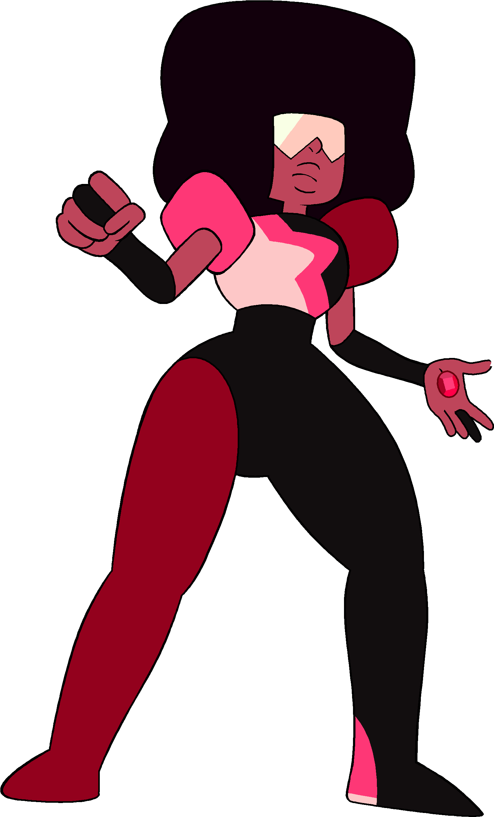 Garnet Debut Deko - Garnet Steven Universe Current (1885x2714), Png Download