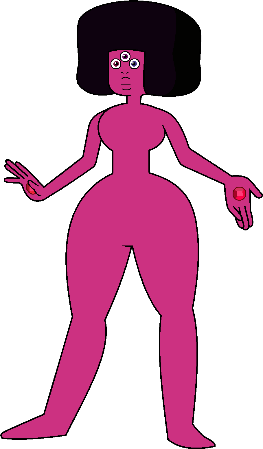 Garnet Base Png By Adi - Steven Universe Garnet Base (1050x1615), Png Download
