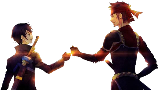 Photo - Sao Klein And Kirito (530x311), Png Download