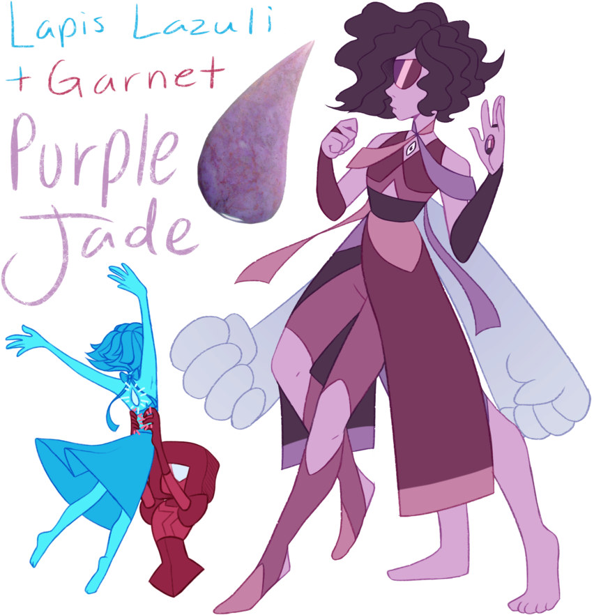 Ft Lapis Purple Jade By Thezodiaclord Deviantart - Thezodiaclord Steven Universe Fusion (874x915), Png Download