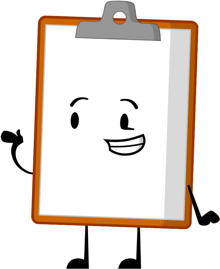 Clipboard Pose - Smiley (789x905), Png Download