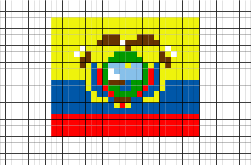 Bandera De Ecuador Minecraft (880x581), Png Download