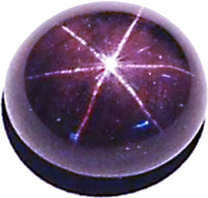 Idaho Polished Star Garnet - Garnet (500x441), Png Download