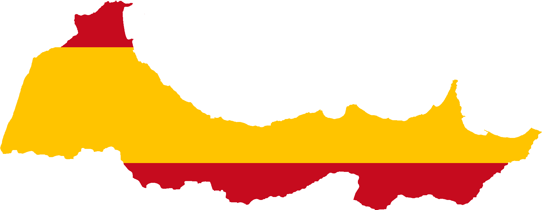 Flag Map Of Spanish Morocco - Flag Of Morocco (1888x924), Png Download