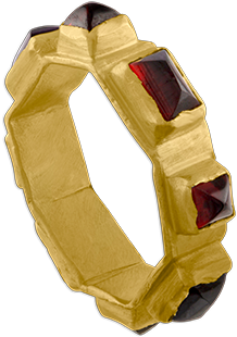 2 Rhodolite Garnet Ruin Ring - Rhodolite (771x771), Png Download