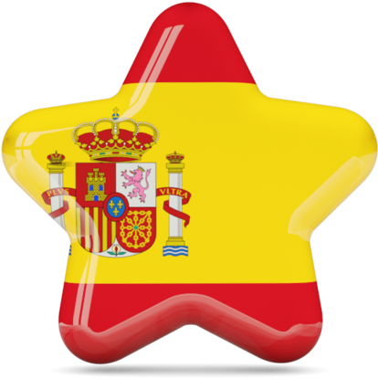 Illustration Of Flag Of Spain - Spanish Flag In A Star (640x480), Png Download
